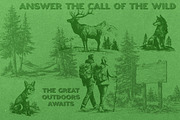 Vintage Outdoor Camping illustration, an Object Illustration by Nocturnal Wolf (Thumbnail 6 of 18)