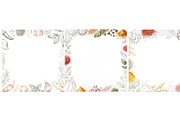 Frames of various spices and herbs, a Background Graphic by SketchArtStudio (Thumbnail 3 of 3)