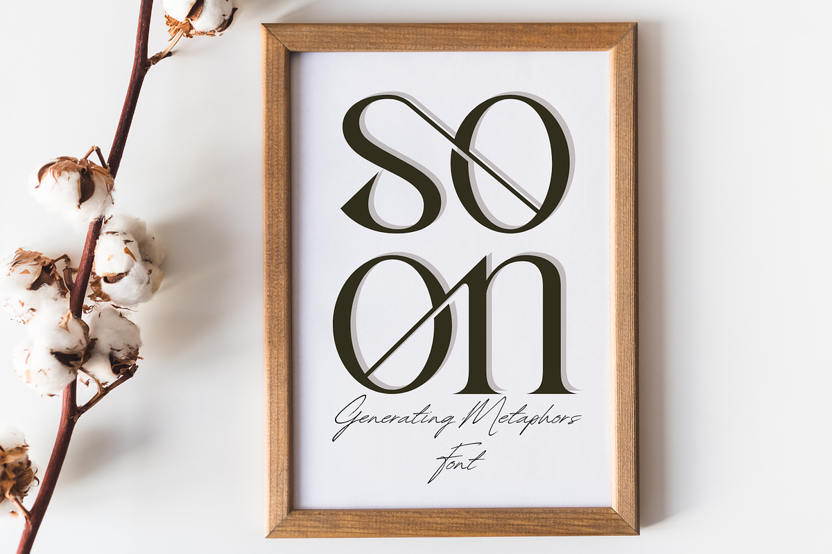 Generating Metaphors - Elegant Serif, a Serif Font by 177Studio (Photo 6 of 8)