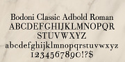 Bodoni Classic Adbold, a Serif Font by Wiescher-Design (Thumbnail 2 of 5)