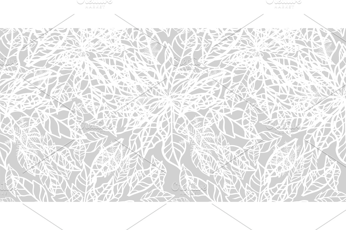 Seamless Christmas background with, a Texture Illustration by Nenahliadava Design