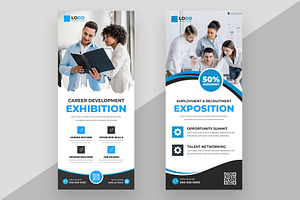 Career Fair Roll Up Standee Banner