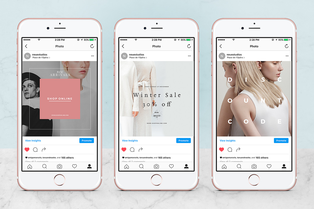 Minimal Social Media Pack preview 5