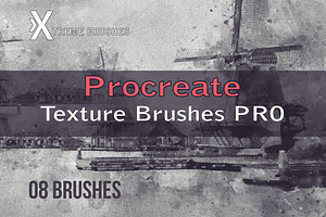 Procreate Textured Brushes PRO