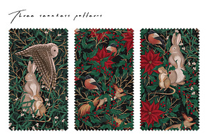 CHRISTMAS FOREST - Patterns & Motifs