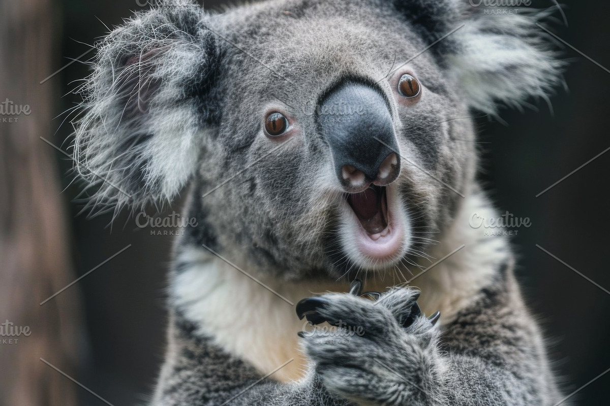 236 surprised animals, an Animal Photo by Handmadefont (Photo 71 of 241)