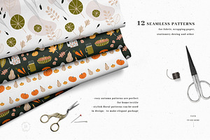 Cozy Fall Clipart Collection