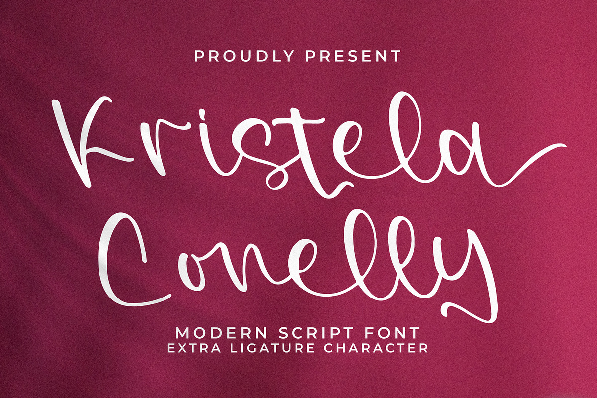 Kristela Conelly, a Script Font by Integritype Studio (Photo 1 of 14)