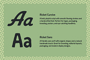 Ricket - Handdrawn font duo, a Handwritten Font by Flavortype (Thumbnail 3 of 13)