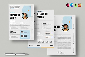 Modern Resume CV Template, a Resume Template by NorthPeak