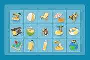 Vacation Travel 3D Icon Set, a Work Illustration by twinstd (Thumbnail 6 of 6)