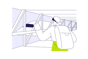 Boarding abstract concept vector, a Transportation Illustration by Visual Generation