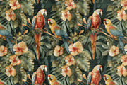 Chinoiseries Toile Seamless Patterns, a Pattern Graphic by Olya Creative (Thumbnail 19 of 25)