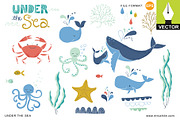 Under the Sea: Vector Art, an Illustration by Erica Hite (Thumbnail 1 of 3)
