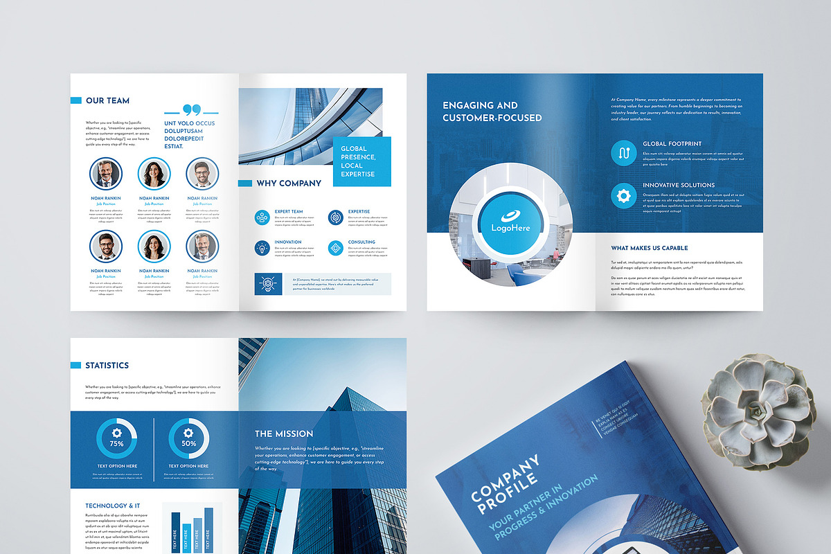 Company Profile | 16 Pages, a Brochure Template by BrochuresFactory (Photo 2 of 7)