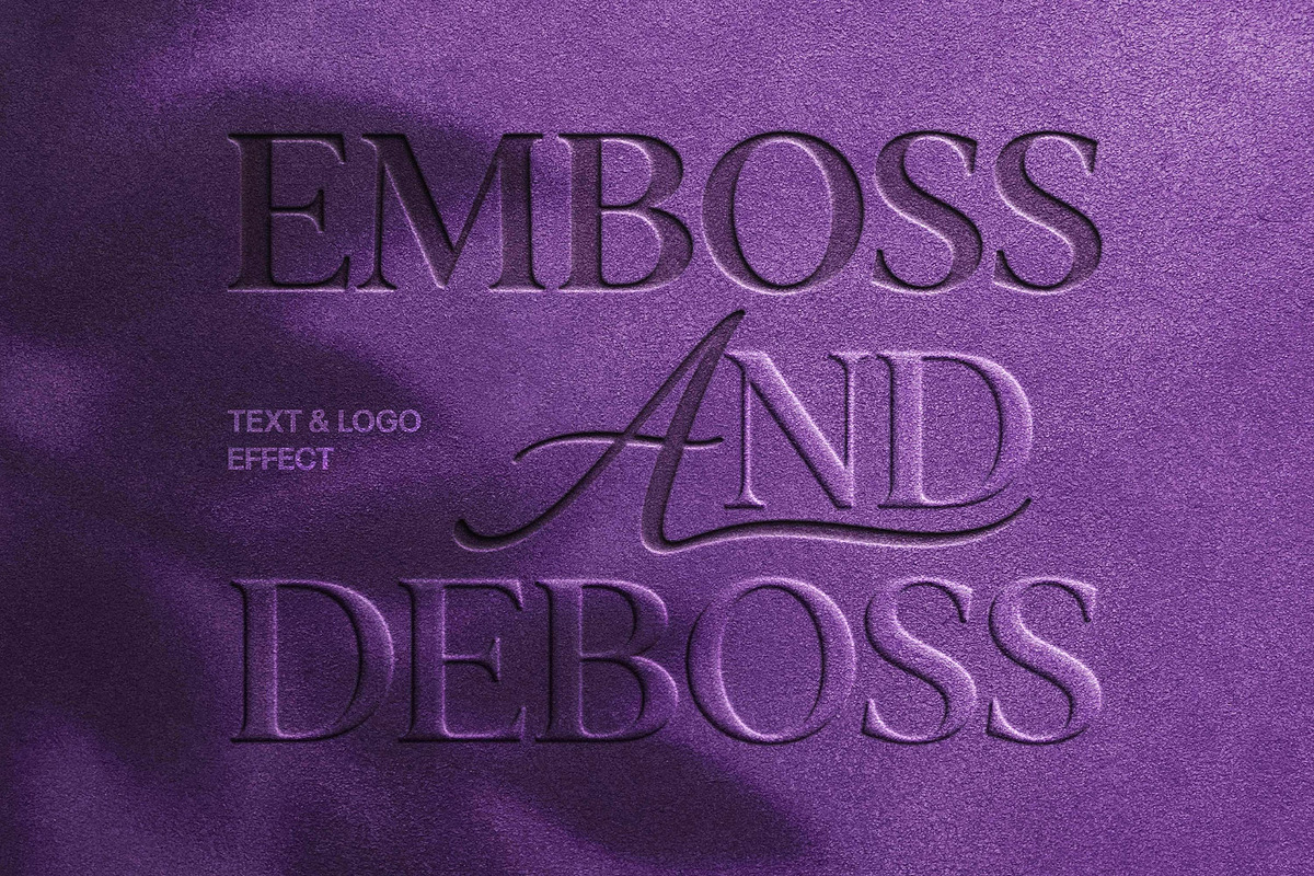Emboss & Deboss Effect, a Layer Style Add-On by Design Squad (Photo 1 of 4)