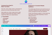 Podcast Canva Website Template Kit, a Landing Page Template by Web Template Market (Thumbnail 3 of 4)
