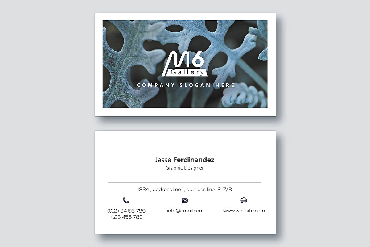 Nature Business Card Template- S50, a Business Card Template by M6 Gallery (Photo 3 of 5)