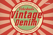 Route House Retro Diner Font Family, a Slab Serif Font by Voleshads (Thumbnail 3 of 10)