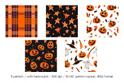Halloween Jack-o'-Lantern graphics, a Seasonal Illustration by Yelloo Fish (Thumbnail 4 of 7)