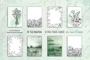Wildflower Line Art Clipart, a Decorative Illustration by BalanceUA (Thumbnail 15 of 18)