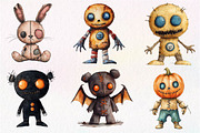 Halloween Voodoo Doll Clipart, an Illustration by Dream Creation (Thumbnail 4 of 7)