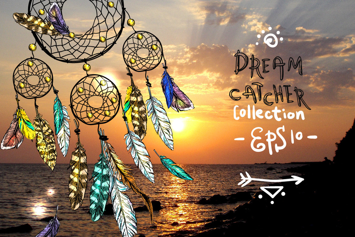 Dreamcatcher illustrations, a Decorative Illustration by Steshnikova (Photo 1 of 8)