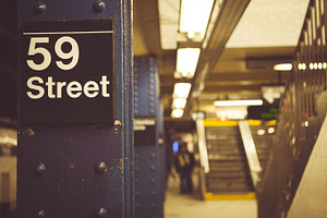 59th street sign containing new york, nyc, and ny