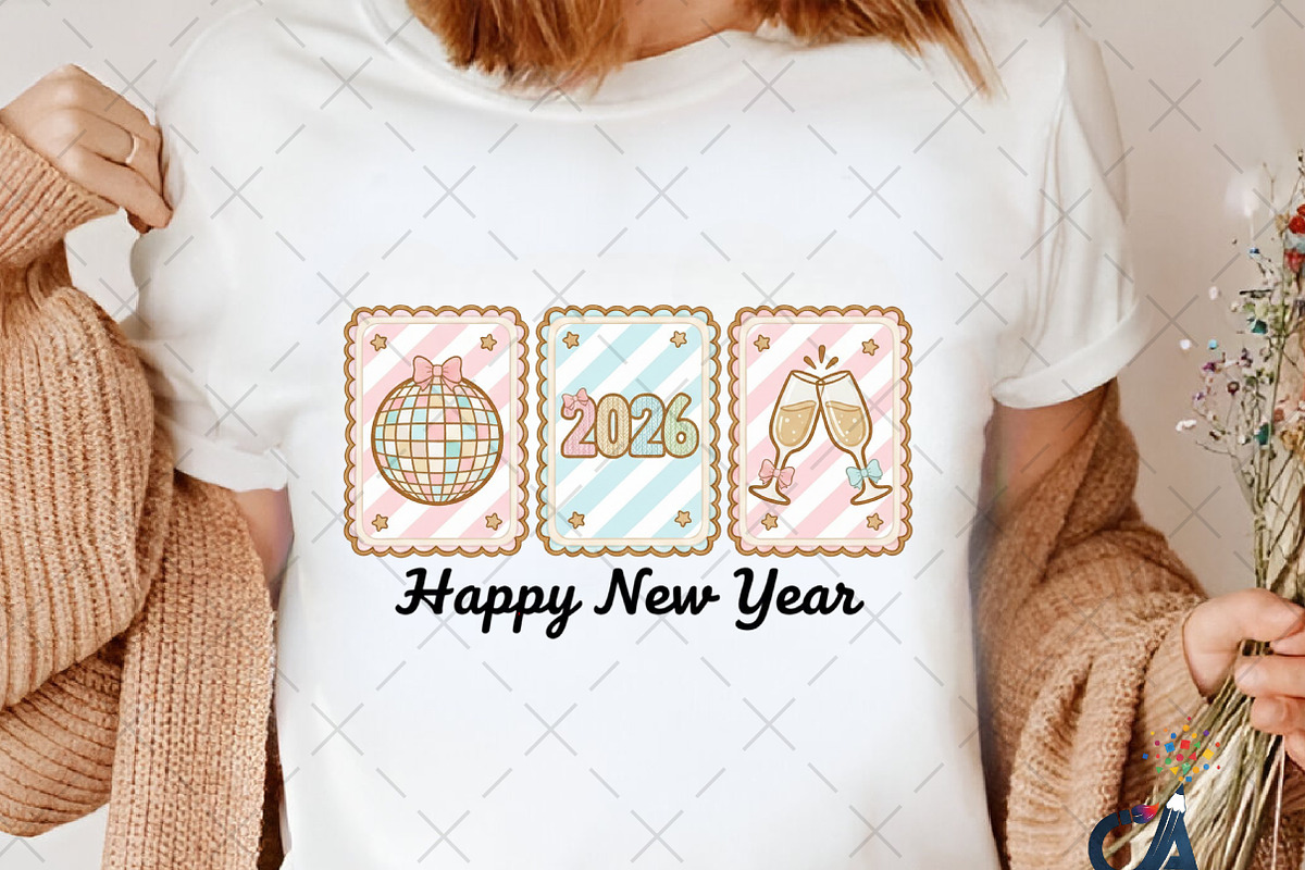 New Year 2026 Frame PNG, an Illustration by Creative Art (Photo 5 of 6)