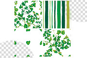 Ivy & Grape Seamless Patterns, a Pattern Graphic by Lucyinyourheart (Thumbnail 4 of 10)