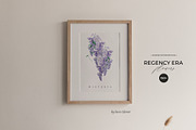 REGENCY ERA watercolor flowers, a Decorative Illustration by Lana Elanor (Thumbnail 6 of 13)