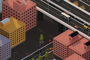 Low Poly City Cars Asset Pack 2