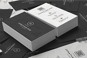 Clean Minimal Business Card, a Business Card Template by ShapShapy (Thumbnail 1 of 5)