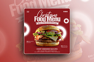 Instagram Food Menu Design