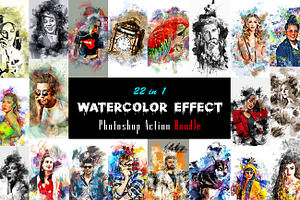 Watercolor Effect Photoshop Action B