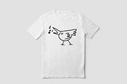 Cute Doodle Bird Illustrations Set, an Animal Illustration by DeShoff Art (Thumbnail 3 of 5)
