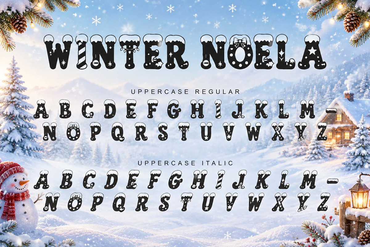 Winter Noela, a Handwritten Font by Yoga Letter (Photo 6 of 9)