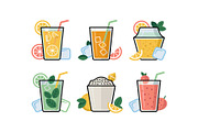 Summer Drink Mega Vector Set, an Object Graphic by Gfx_Store (Thumbnail 2 of 13)