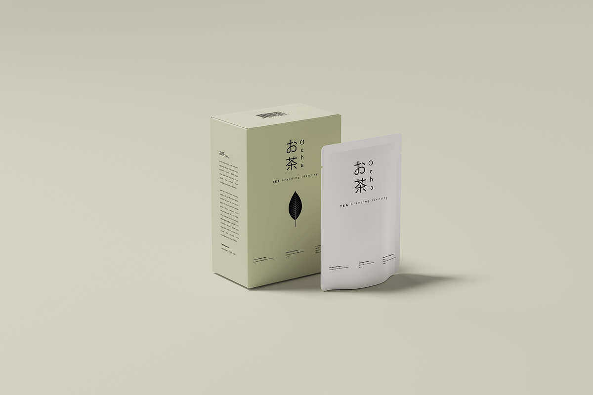 Ocha - Tea Branding Mockup Set, a Packaging Mockup by pmvch (Photo 11 of 14)