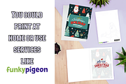 Christmas Card Design Bundle 11, a Card Template by Jay Major Designs (Thumbnail 2 of 10)