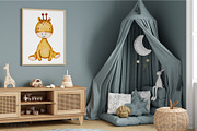 Kids Room Frame Bundle - 61 Mockups, a Print Template by VNmockup (Thumbnail 10 of 16)