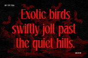 Drevanth - Darkwave Gothic Font, a Font by riff.type (Thumbnail 3 of 10)