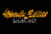Blackletter Pro Brushes / Procreate, a Brush Add-On by the Fontmaker (Thumbnail 1 of 19)
