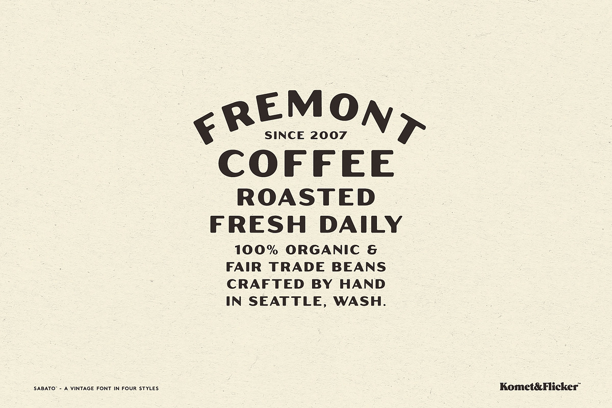 Sabato – Sans & Serif in Four Styles, a Serif Font by Komet & Flicker (Photo 7 of 12)