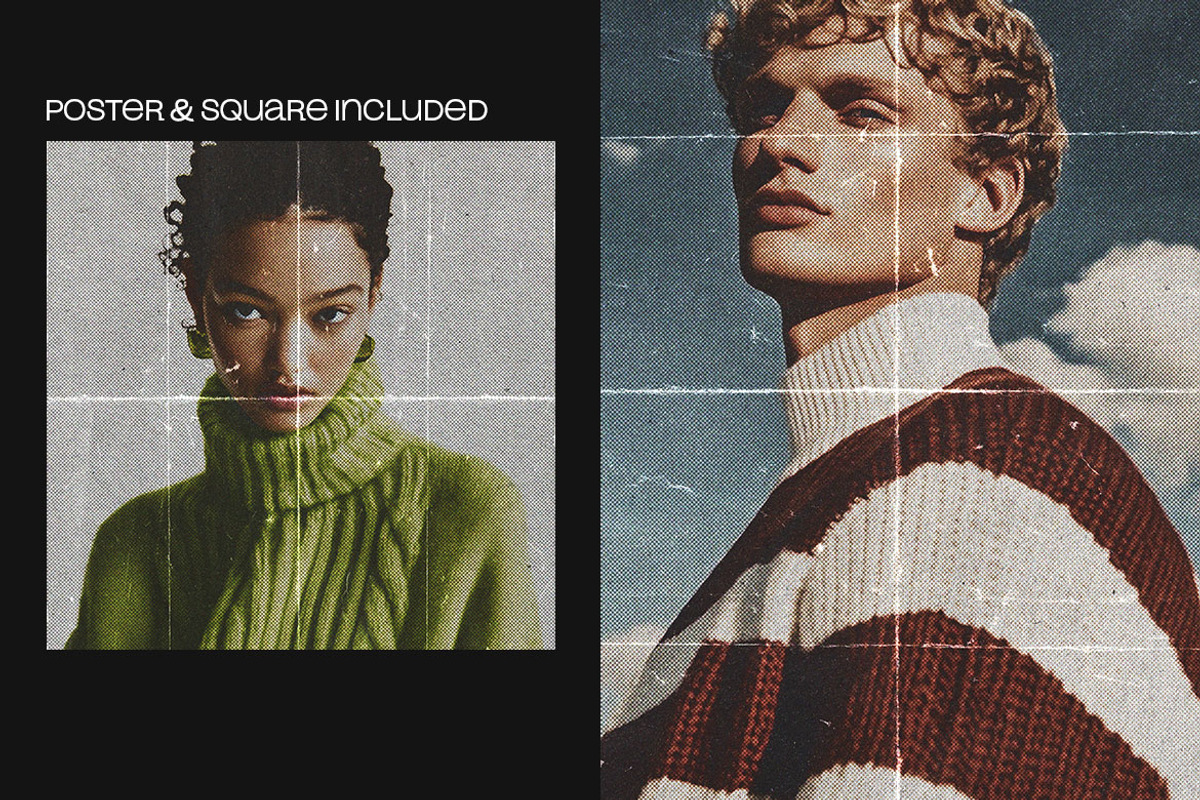 Folded Paper Halftone Photo Effect, a Layer Style Add-On by dokudokunomi (Photo 2 of 5)
