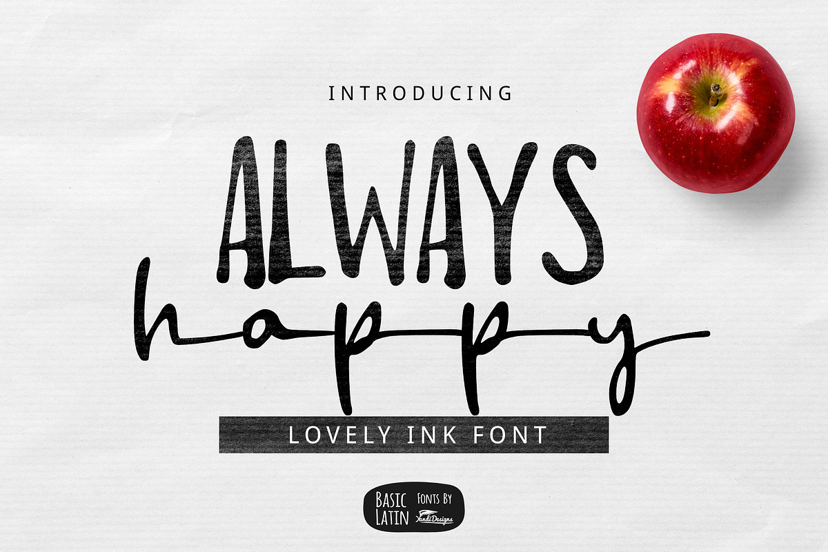 Always Happy Ink Font