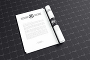 Multipurpose Letterheads Mock-ups, a Print Template by ItemBridge (Thumbnail 1 of 5)