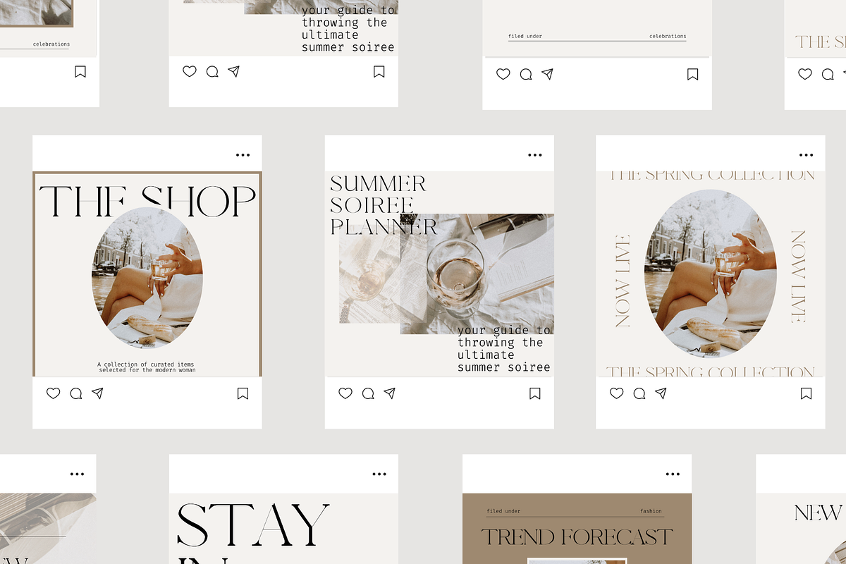 Whimsical Social Media Templates, a Device Mockup by Le Maison Bohem (Photo 6 of 11)