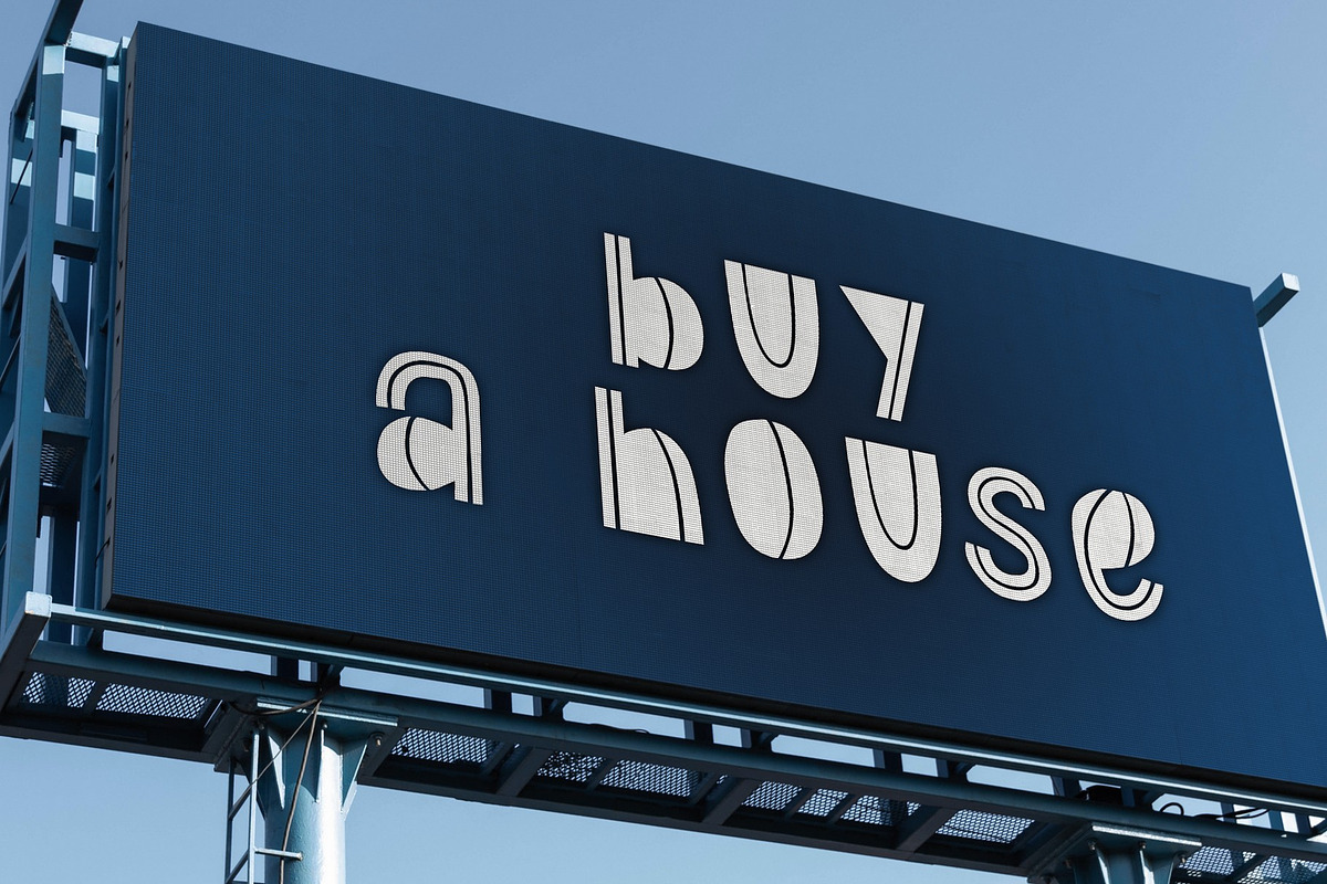 Decorative font. Altana, a Sans Serif Font by Volf Mockups (Photo 9 of 9)