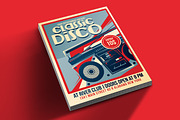 Classic Disco Radio Flyer Poster, a Flyer Template by Muhamad Iqbal hidayat (Thumbnail 3 of 3)